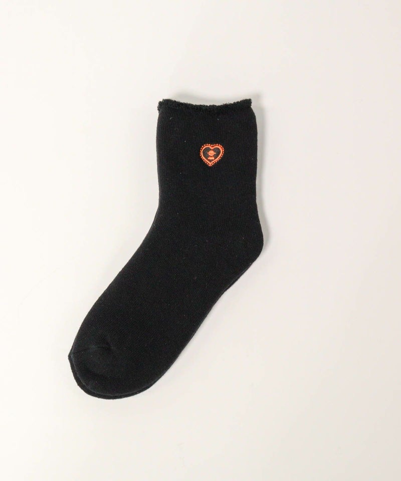  裏パイルショートソックス（ブラック）