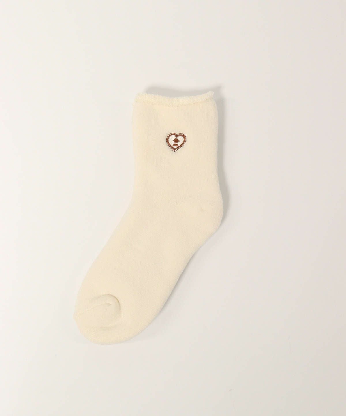  裏パイルショートソックス（ホワイト）