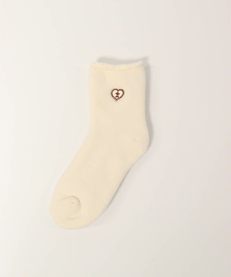  裏パイルショートソックス（ホワイト）