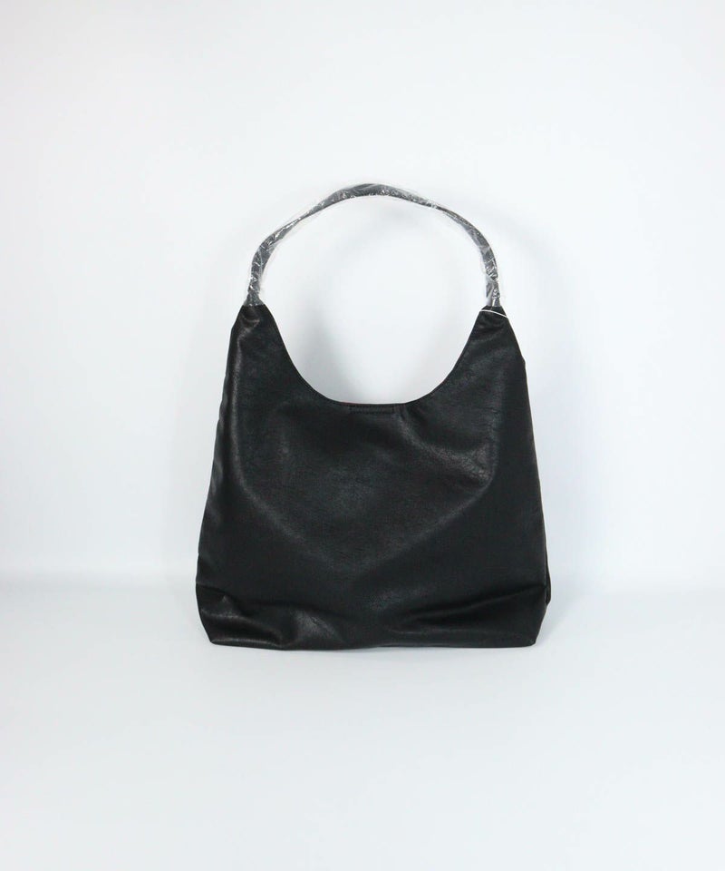 ワンハンドルミニポケットバッグ後（ブラック）