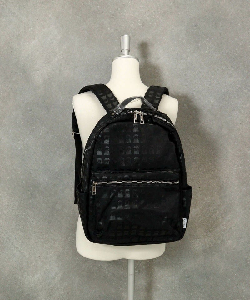 ピコ柄リュック（ブラック）