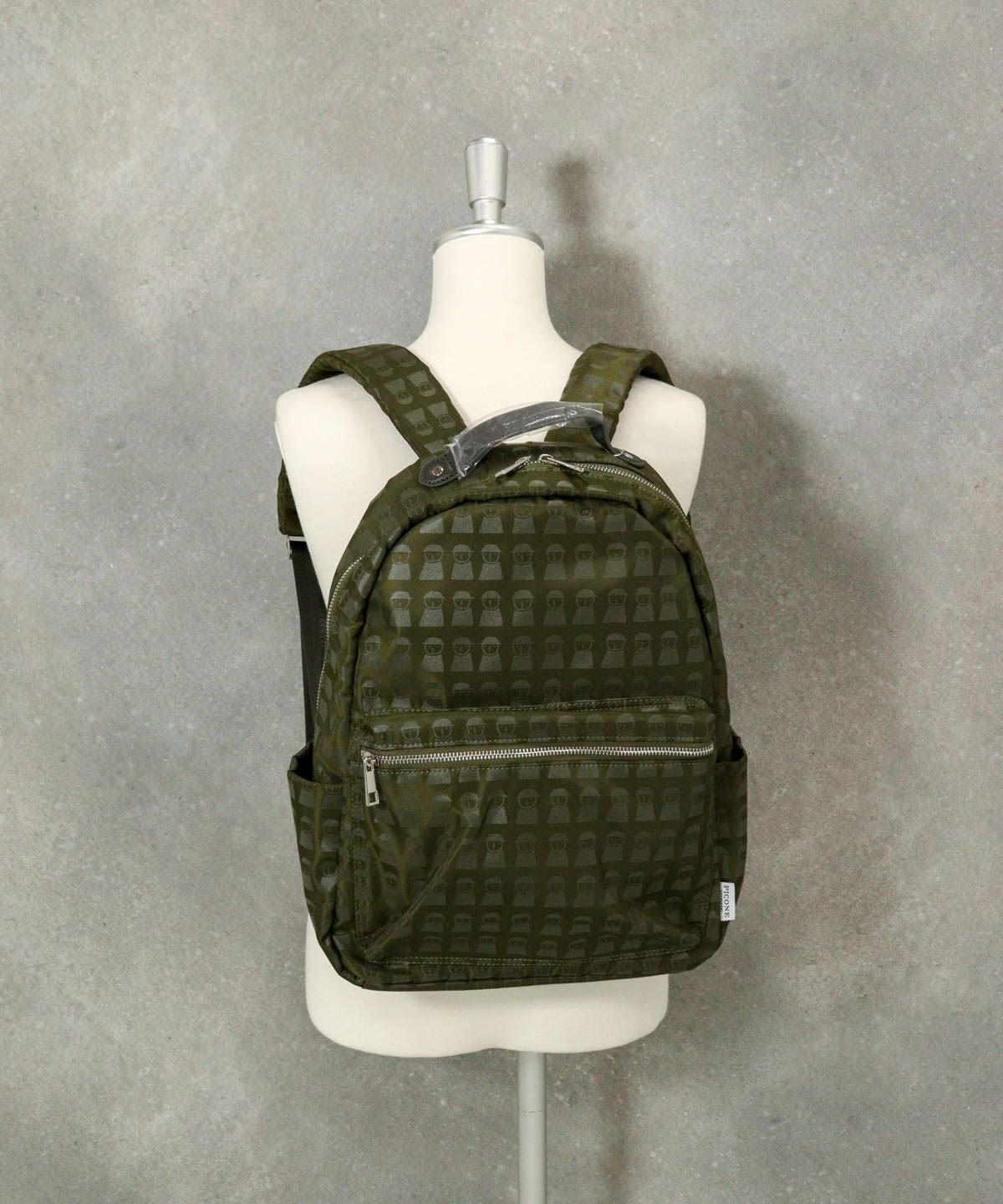 ピコ柄リュック（グリーン）