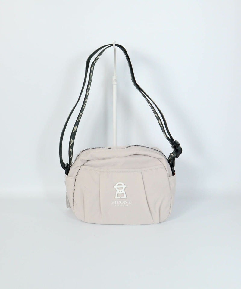 ボストン型ショルダーバッグ（ベージュ）