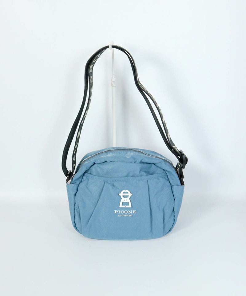 ボストン型ショルダーバッグ（ライトブルー）