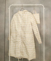  ピコ総柄レインコート（ベージュ）