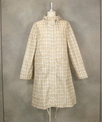  ピコ総柄レインコート（ベージュ）