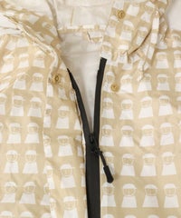 ファスナー部分（ベージュ）