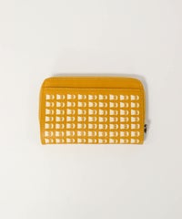 ピコ柄二つ折り財布（イエロー）