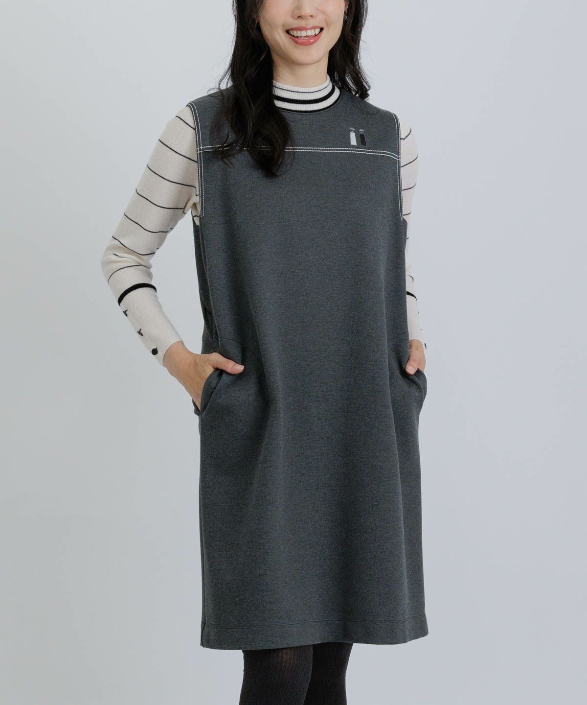 モデル着用画像(グレー)