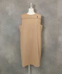 発熱保温ポンチワンピース(ベージュ)前