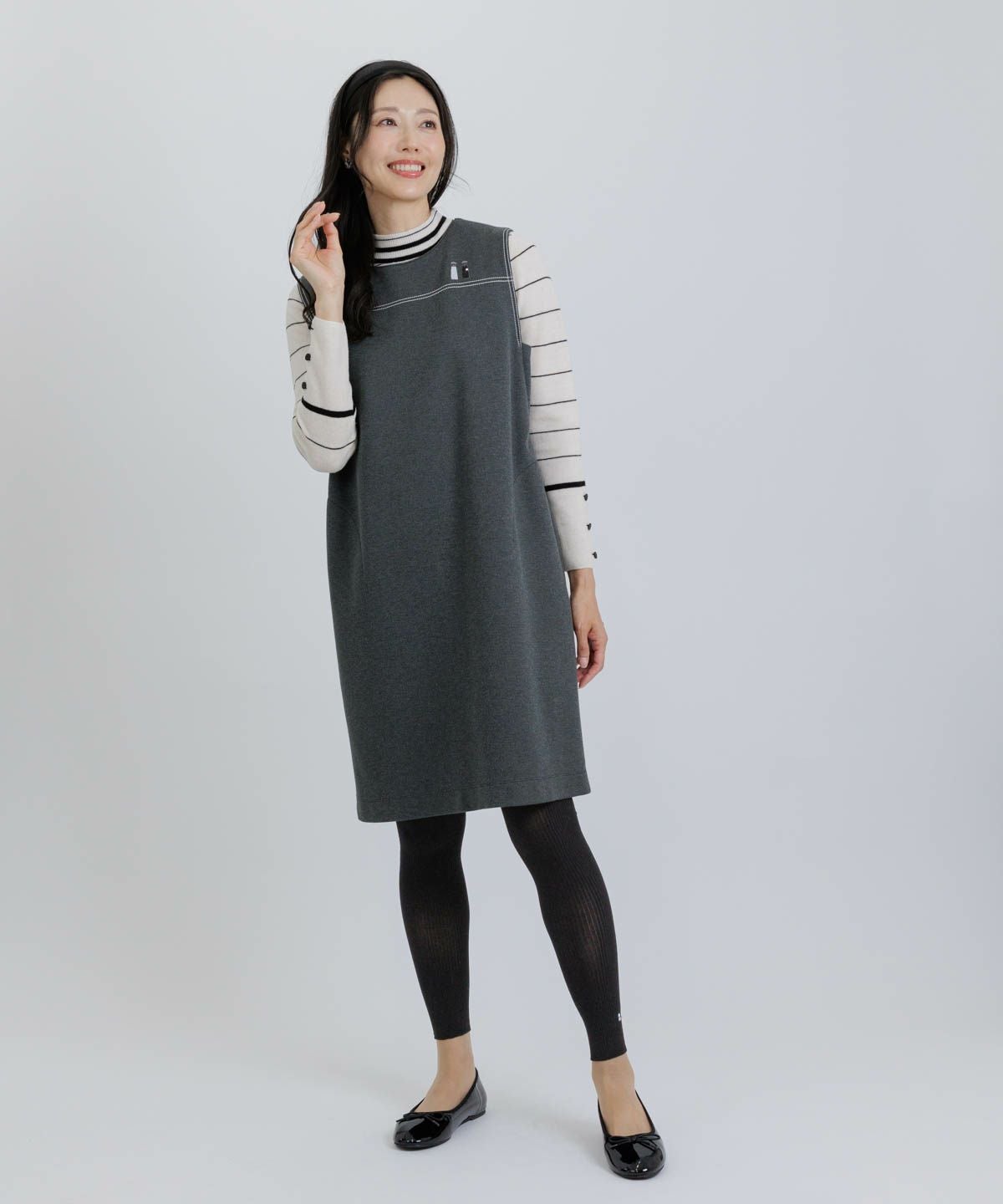 モデル着用画像(グレー)