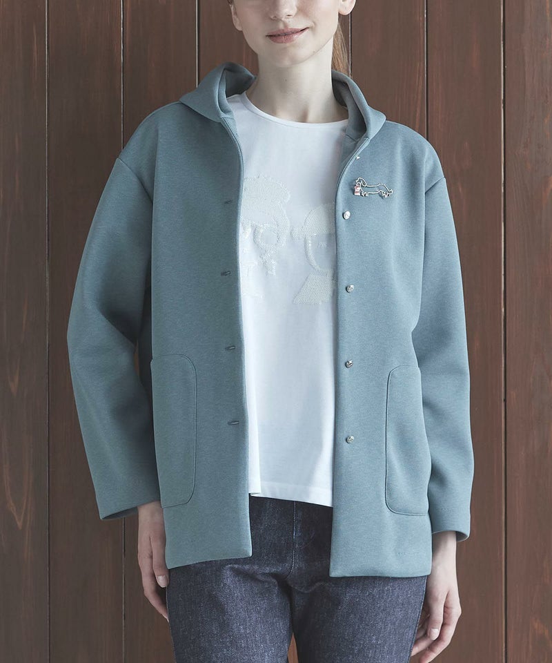 モデル着用画像（グリーングレー）