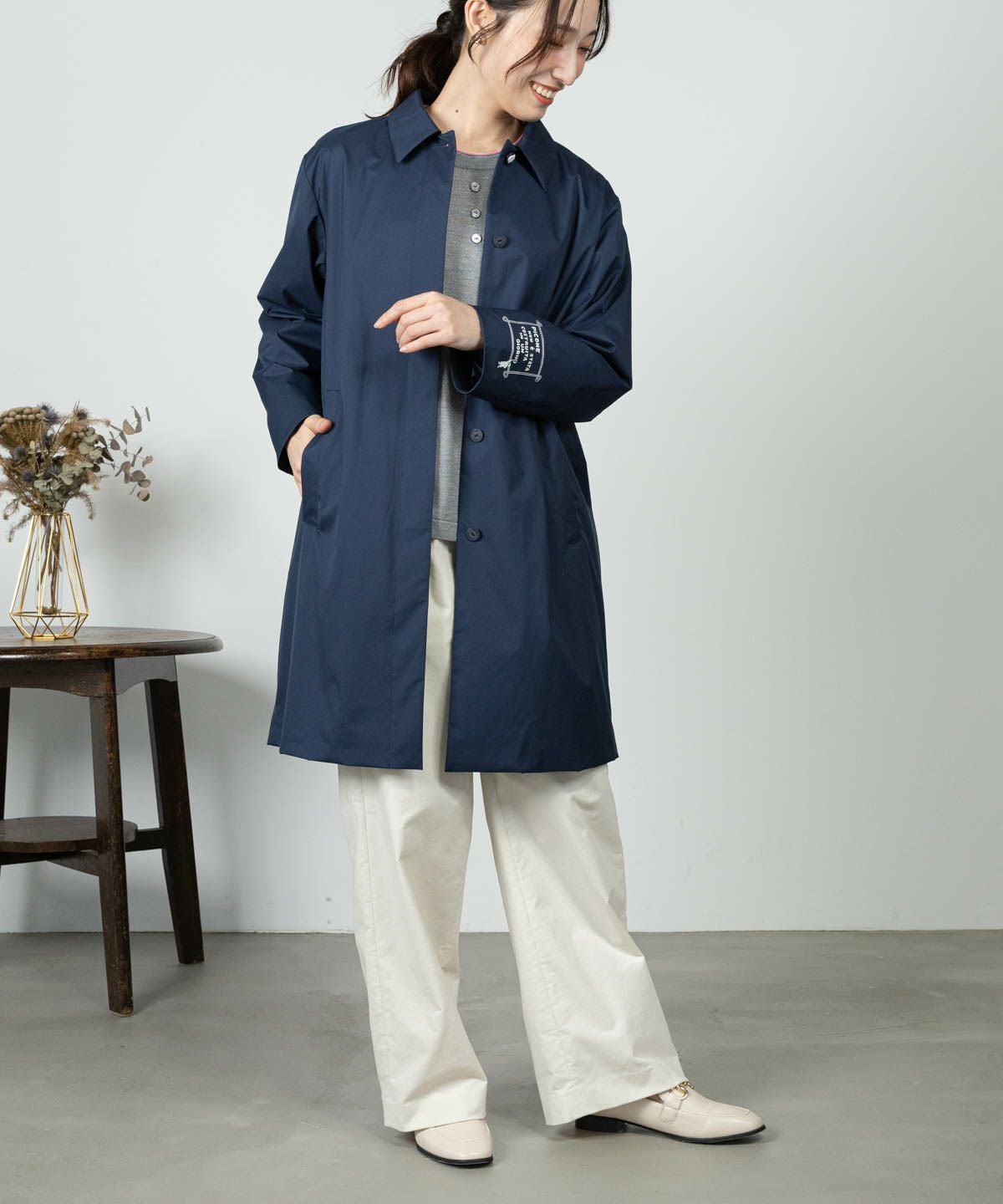 ミドル丈撥水コート|スタジオピッコーネ - ゴルフウェアや婦人服通販