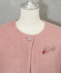 襟元部分（ピンク）