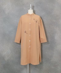 ツムギートロングブラウス（ライトオレンジ）