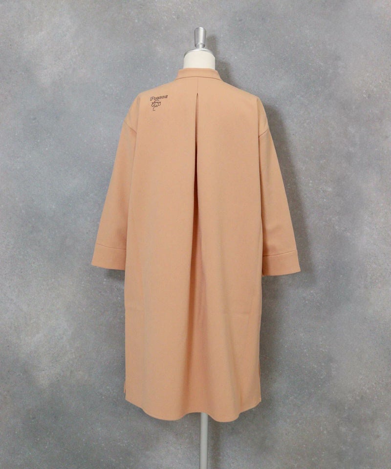 ツムギートロングブラウス（ライトオレンジ）後ろ