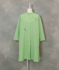 ツムギートロングブラウス（グリーン）