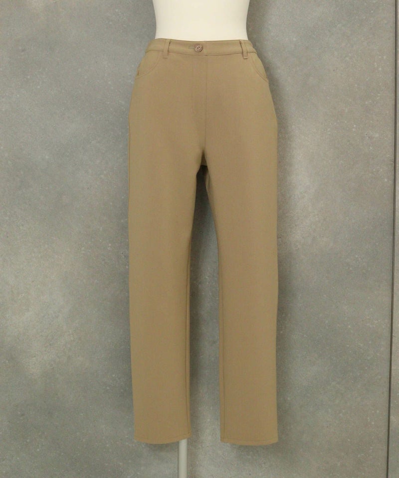 ベーシックテーパードパンツ（キャメル）