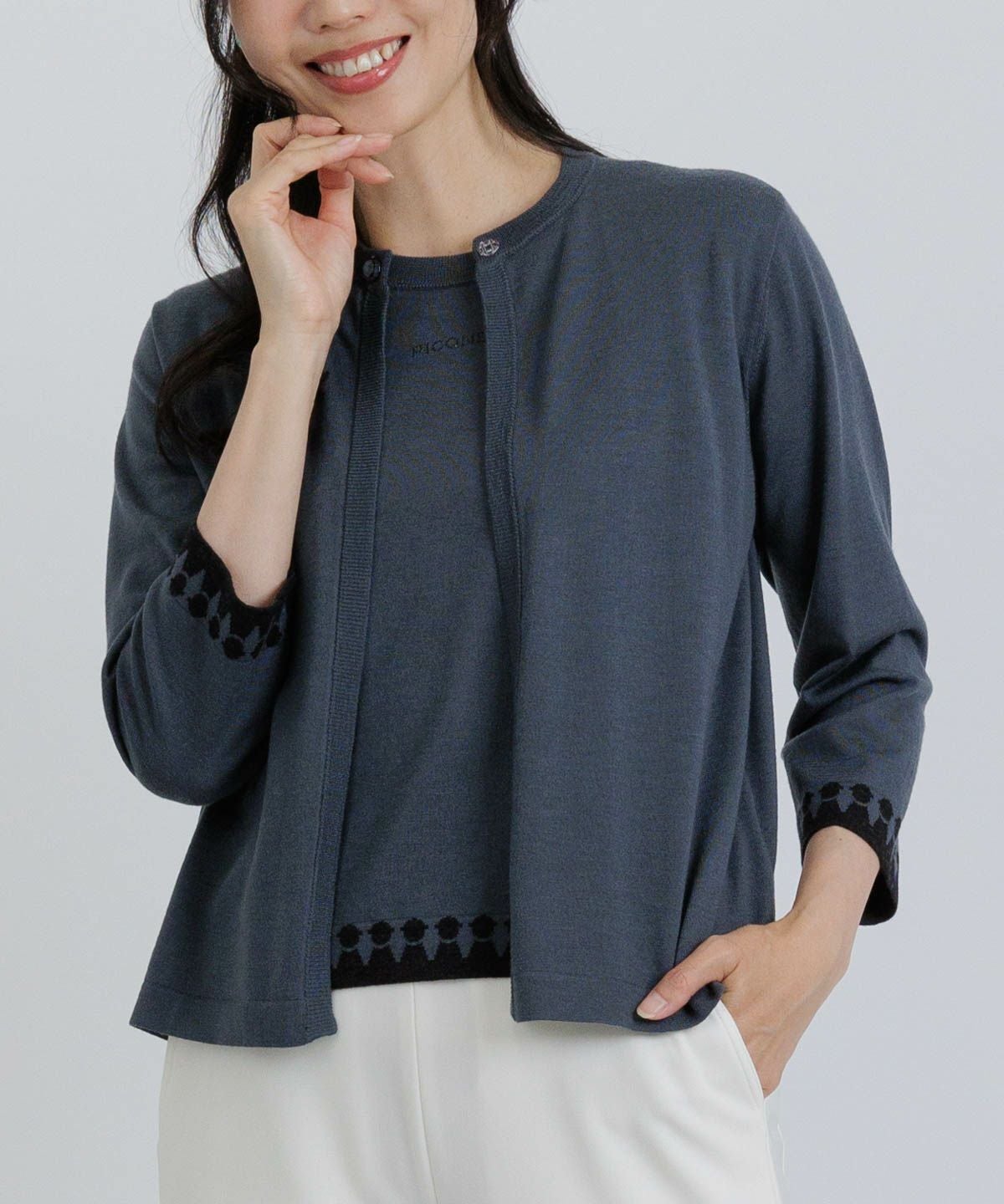 モデル着用画像(グレー)