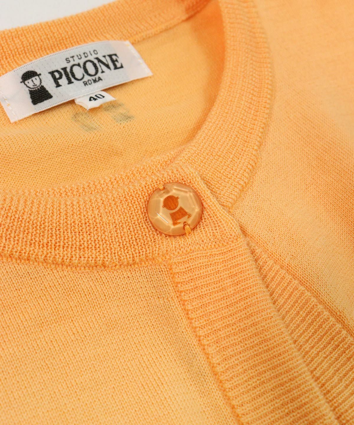 ボタン(ライトオレンジ)