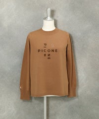 フロッキーロゴニット（ブラウン）