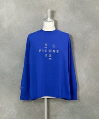 フロッキーロゴニット（ブルー）