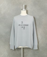 フロッキーロゴニット（ライトグレー）