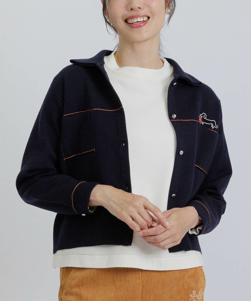 モデル着用画像(ネイビー)