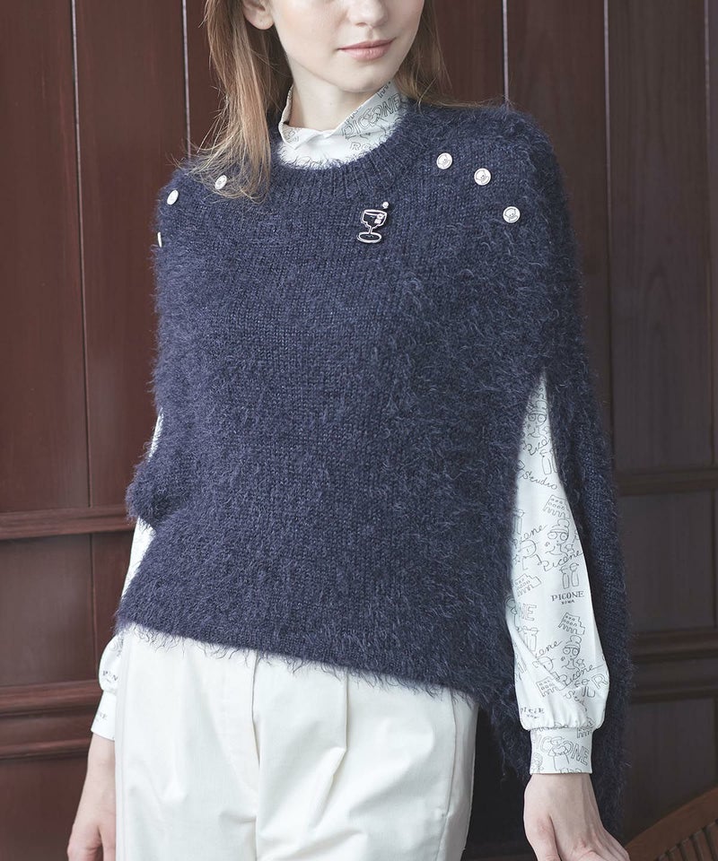 モデル着用画像（ネイビー）