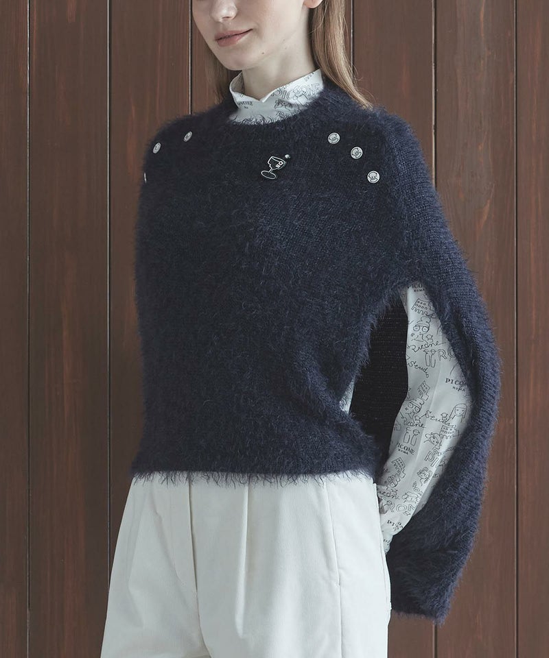 モデル着用画像（ネイビー）