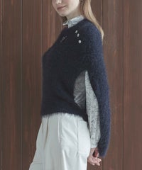 モデル着用画像（ネイビー）