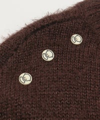 ボタン部分（ブラウン）