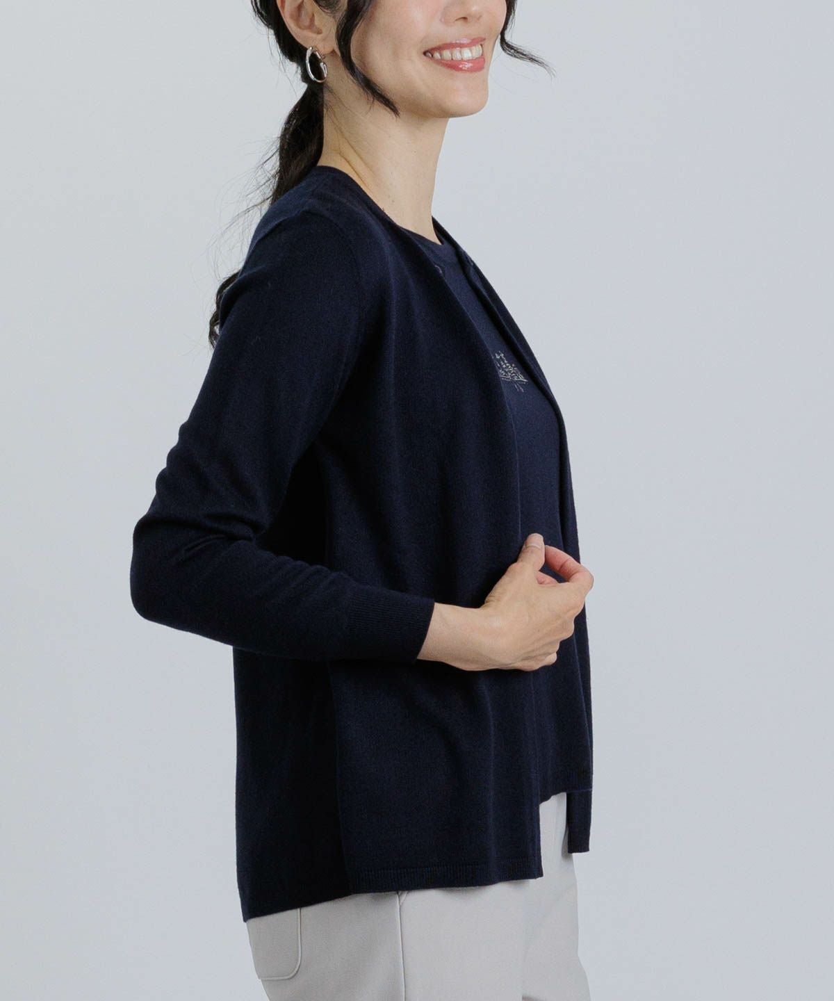 モデル着用例（アンサンブル風）