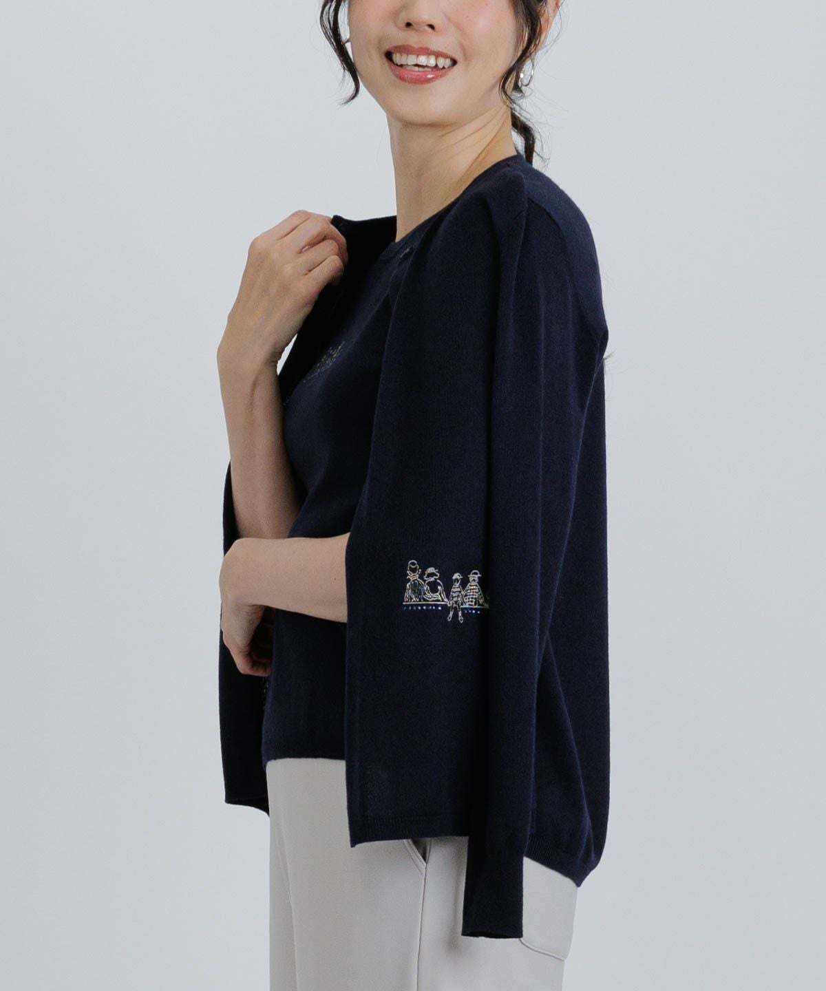 Aueire アンサンブル sheer knit flare ensemble / シアーニットフレアアンサンブル