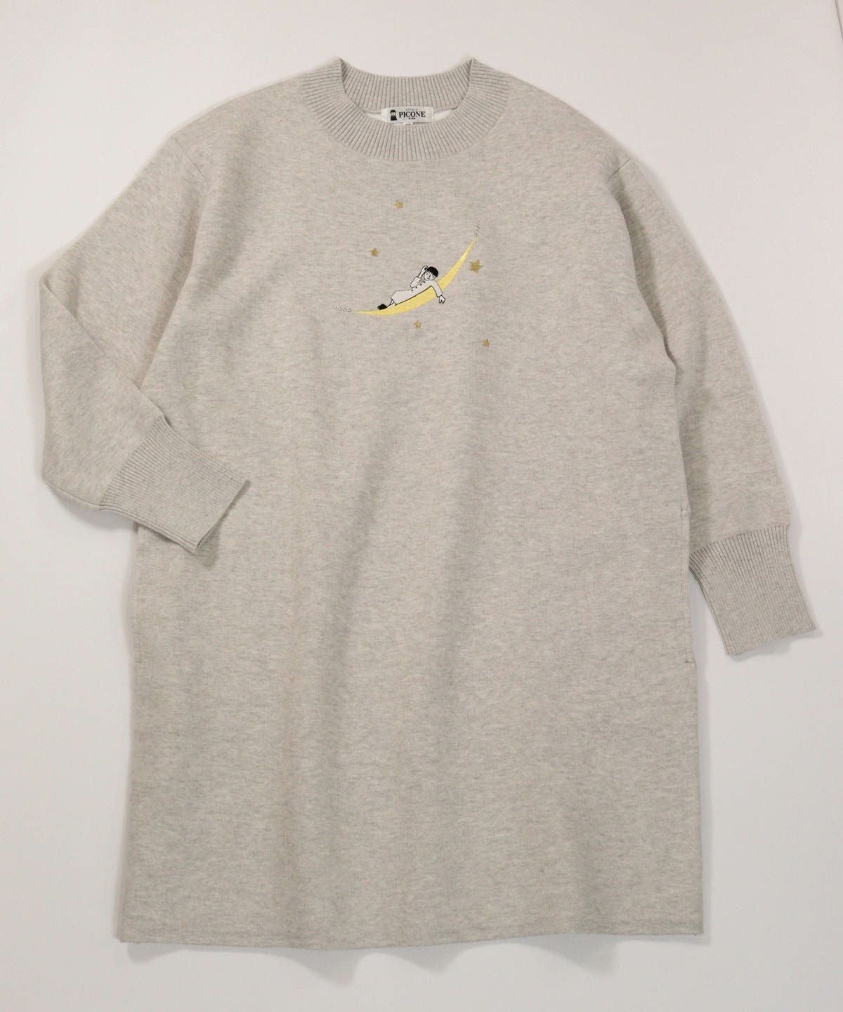 コットン混刺繍ニットチュニック|スタジオピッコーネ - ゴルフウェアや