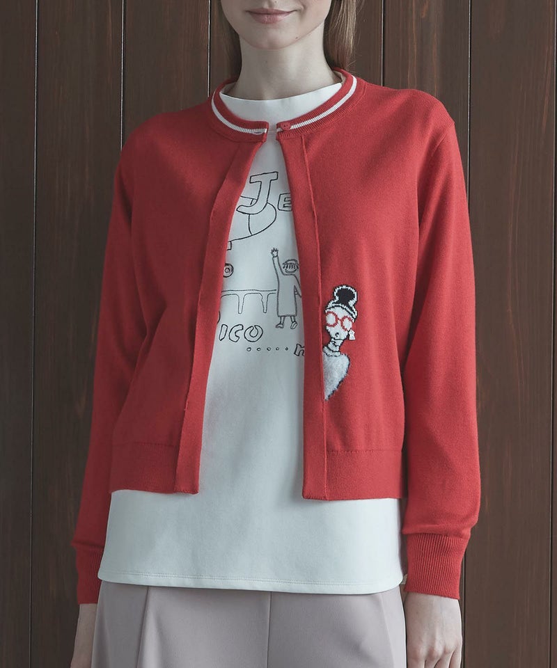 モデル着用画像（レッド）