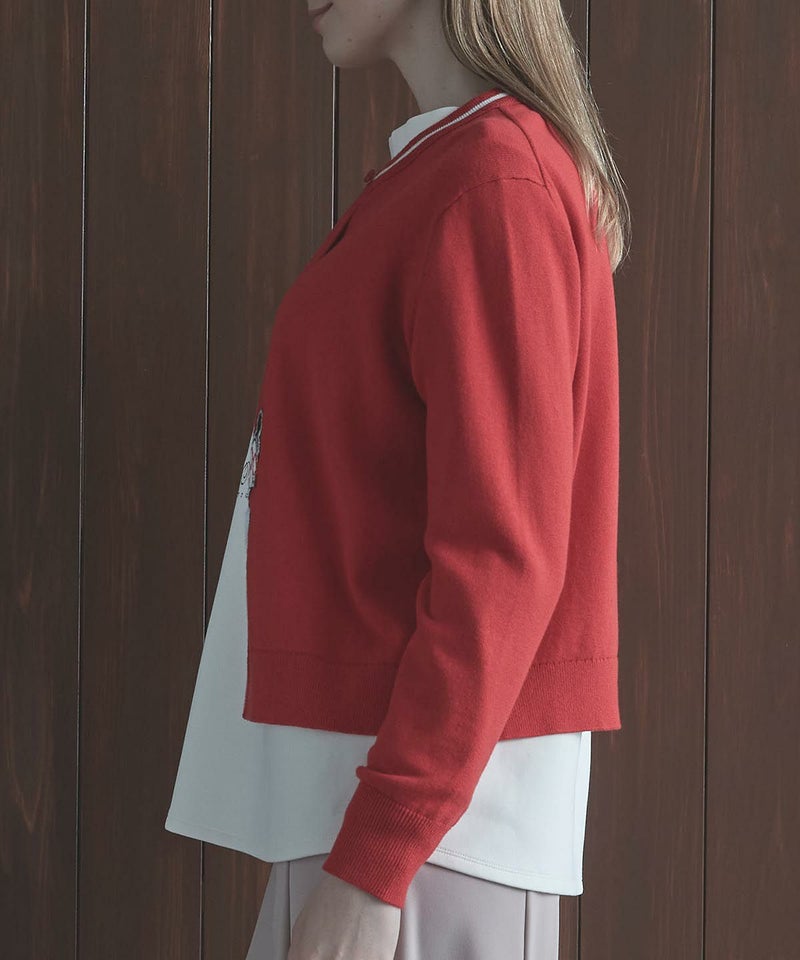 モデル着用画像（レッド）