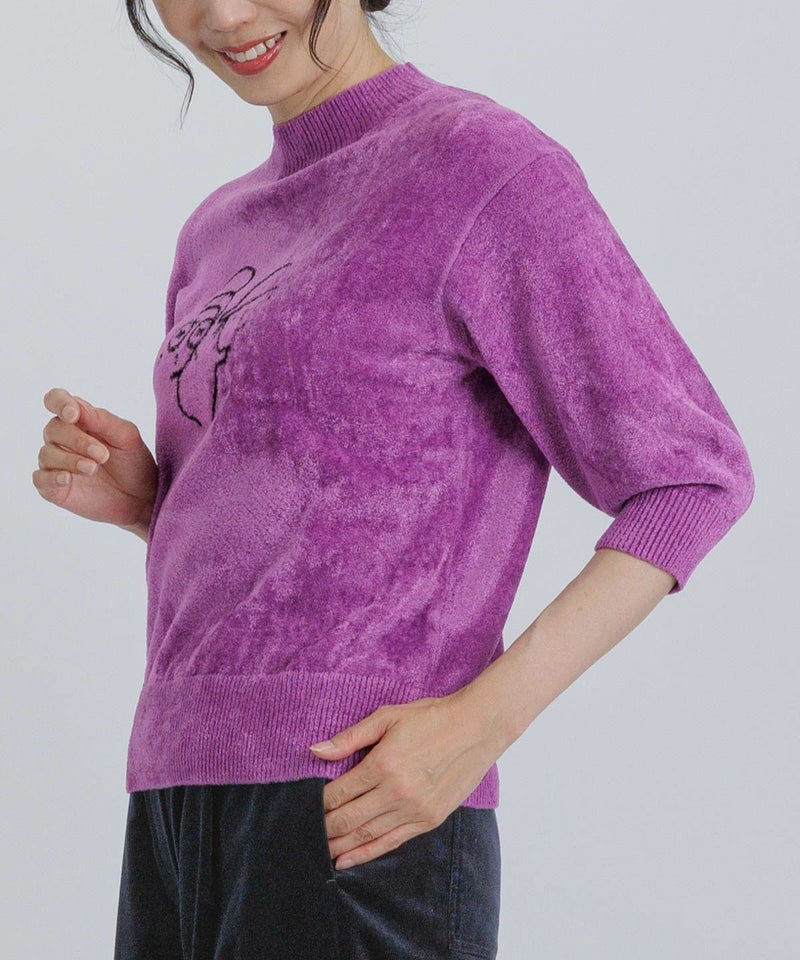 モデル着用画像（パープル）