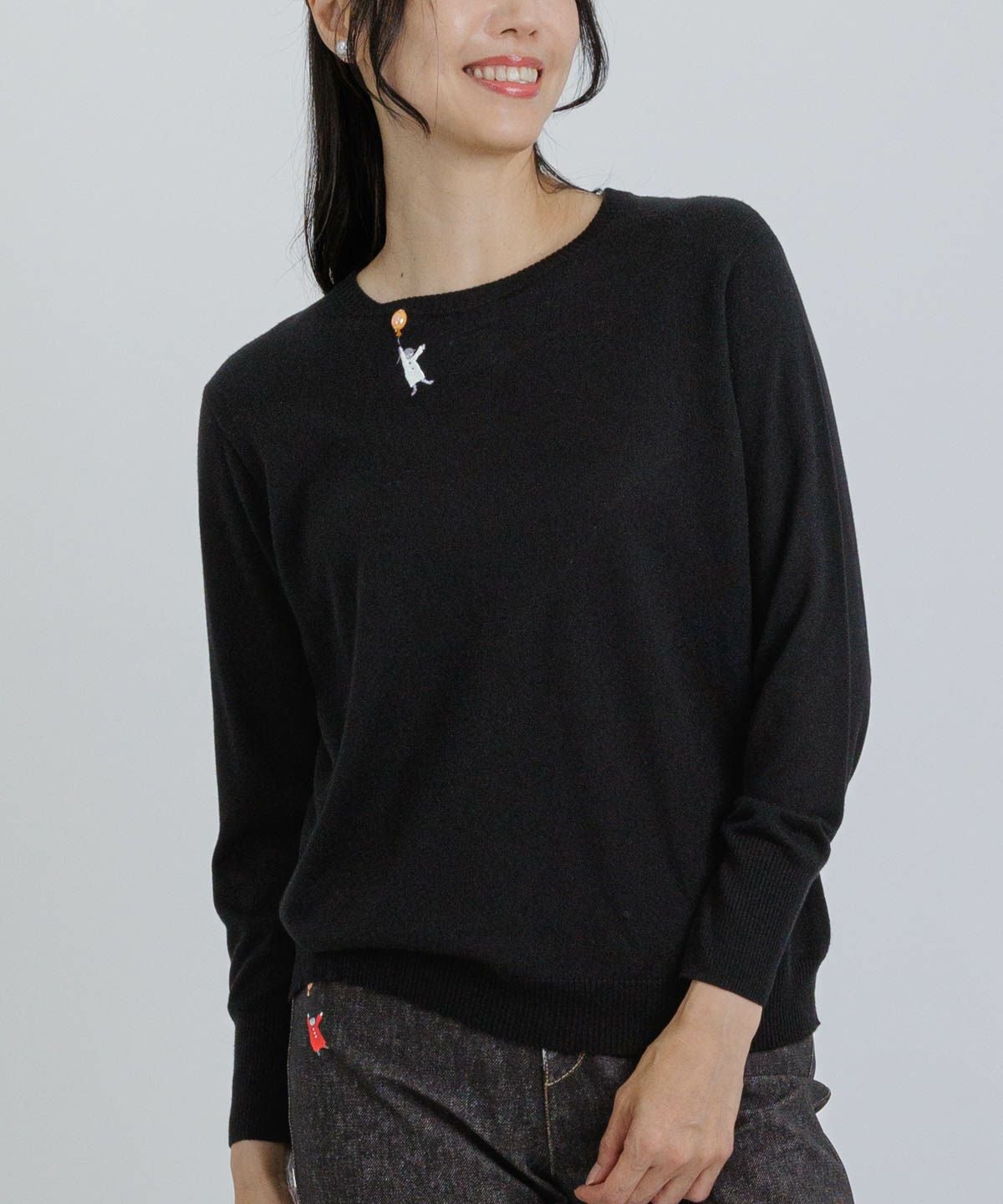 モデル着用画像（ブラック）