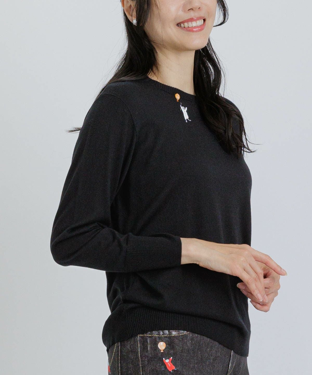 モデル着用画像（ブラック）