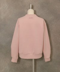 総柄プリントダンボールプルオーバー後ろ（ピンク）