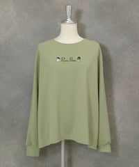 刺繍ポンチプルオーバー（グリーン）