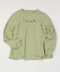 刺繍ポンチプルオーバー（グリーン）