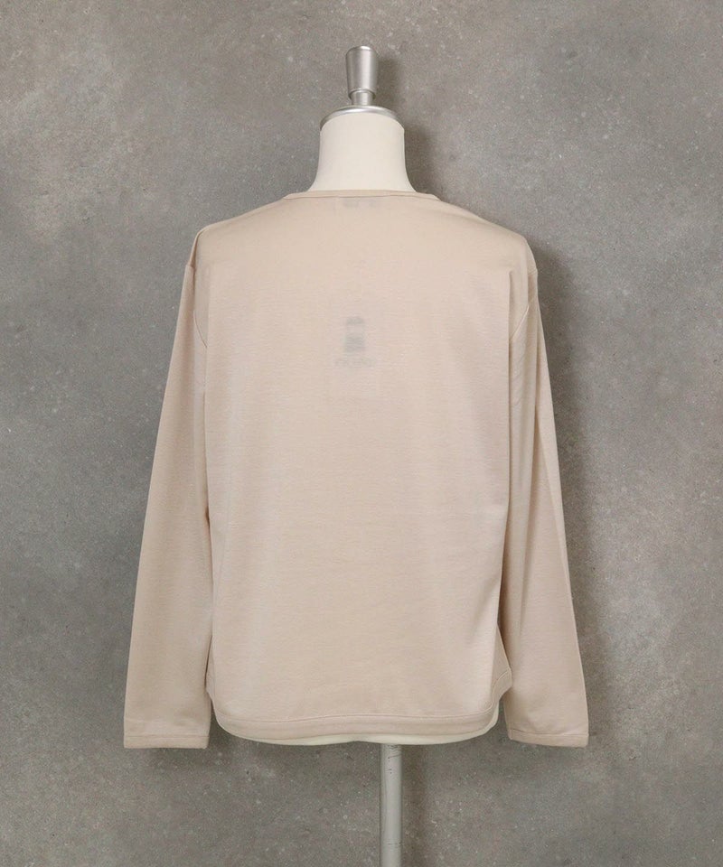 フロントワッペンプルオーバー(ベージュ)後ろ