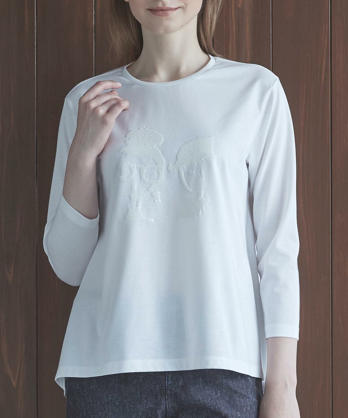 モデル着用画像（ホワイト）