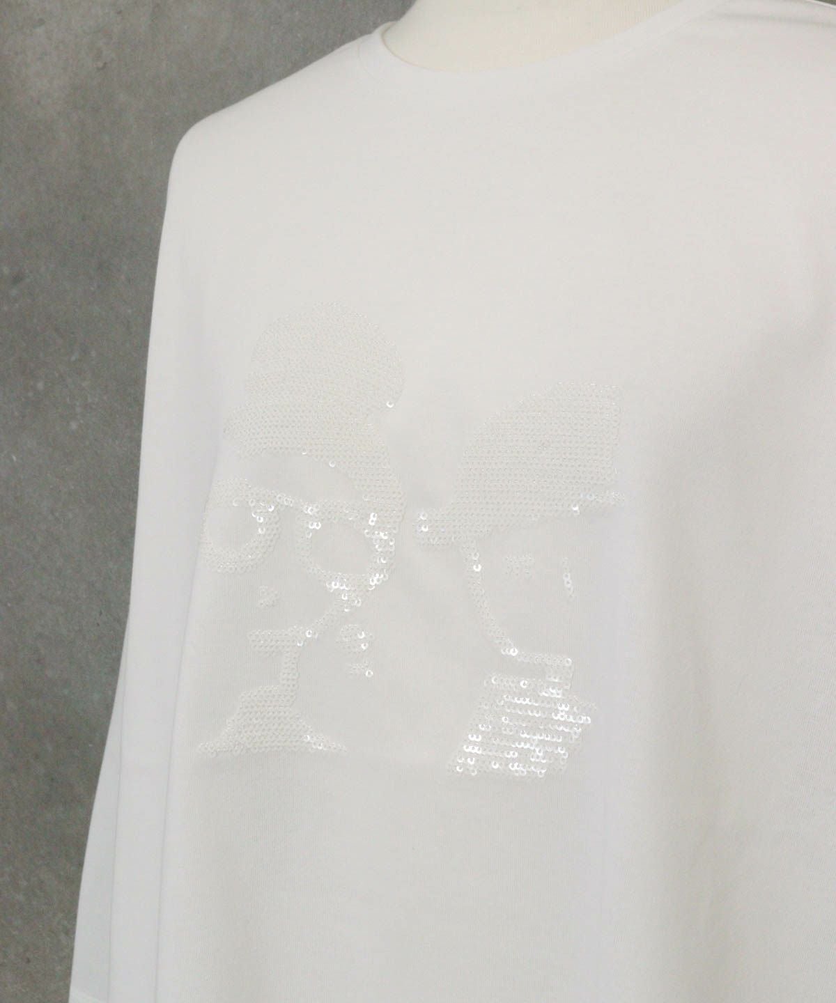 スパンコール刺繍（ホワイト）