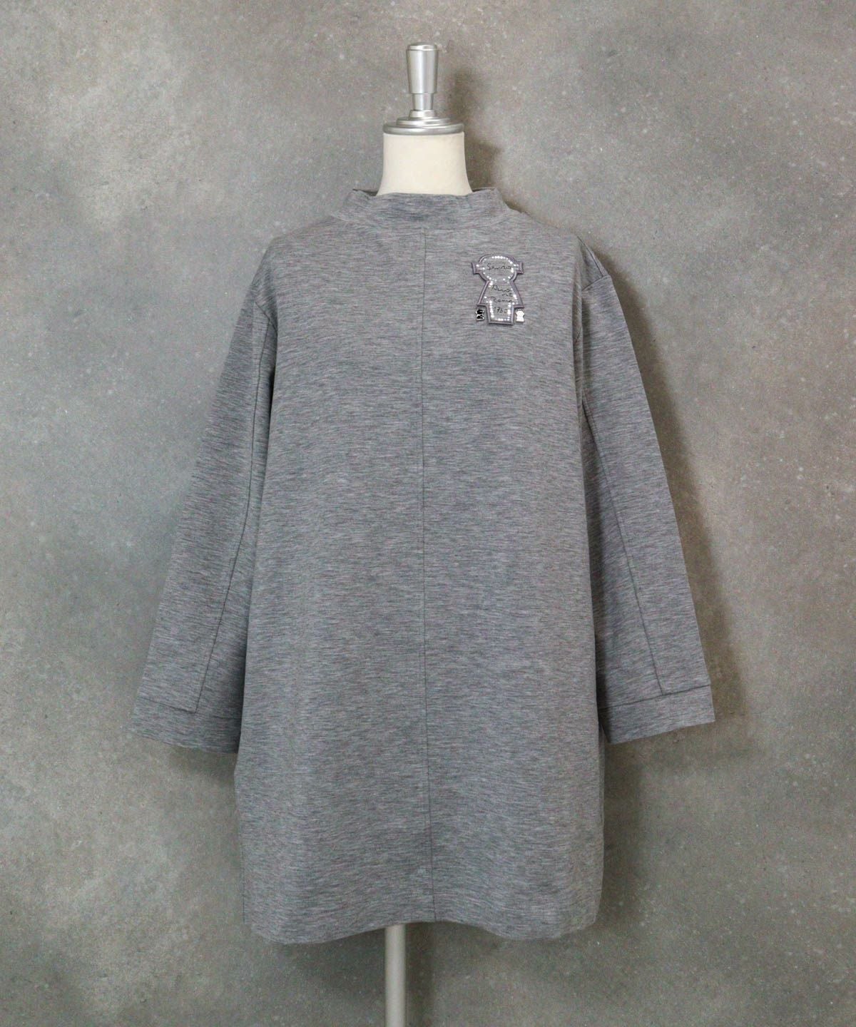 ソフトダンボールチュニック（ライトグレー）