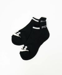 シルエットくるぶしソックス（ブラック）