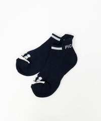 シルエットくるぶしソックス（ネイビー）