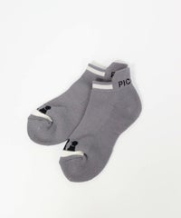シルエットくるぶしソックス（グレー）